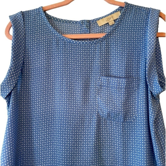 Loft Cap Sleeve Lightweight Blouse size S - Picture 5 of 5